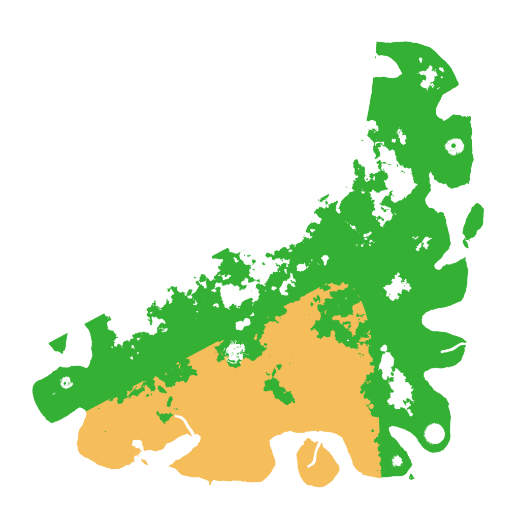 Biome Rust Map: Procedural Map, Size: 4500, Seed: 1696327985