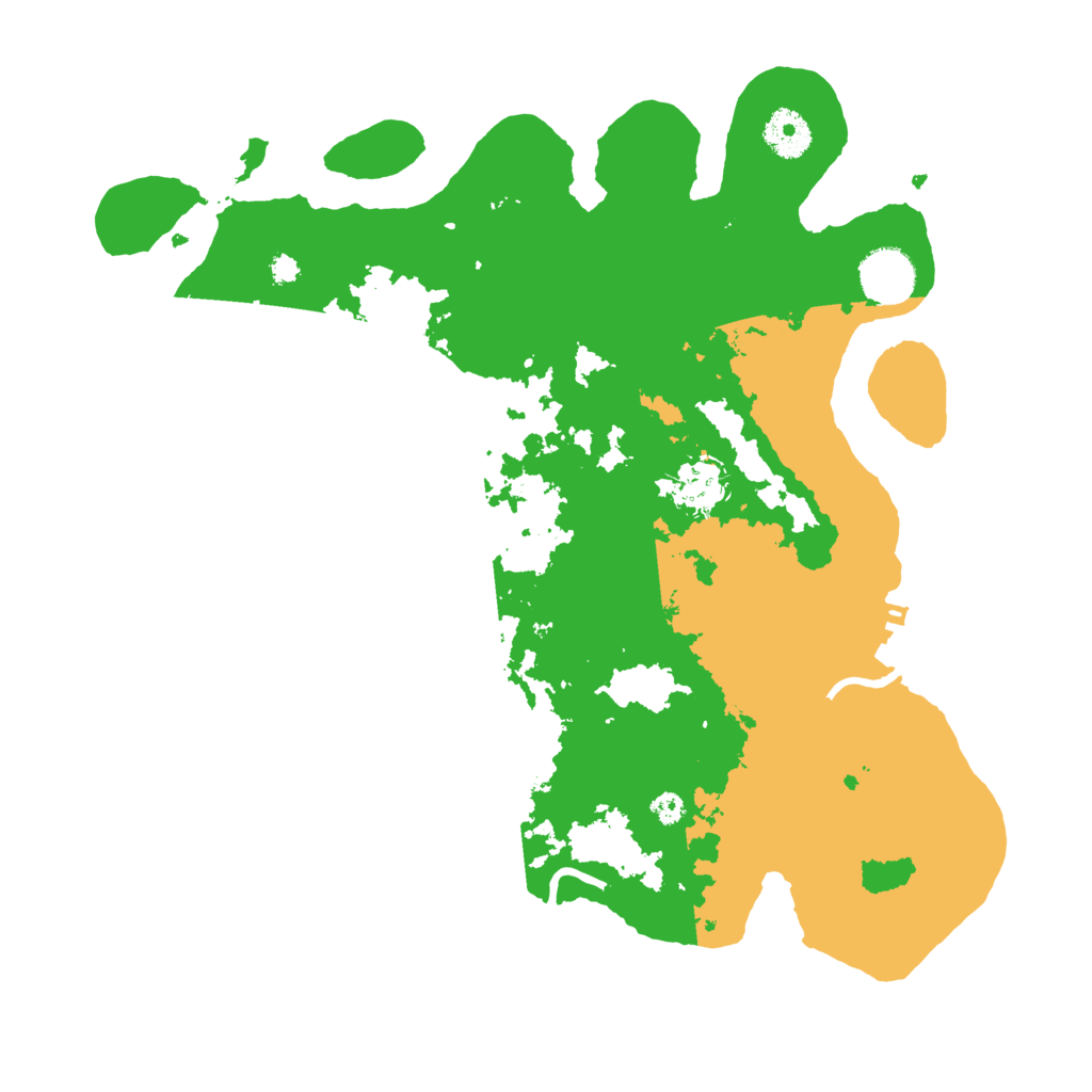 Biome Rust Map: Procedural Map, Size: 3500, Seed: 995222559