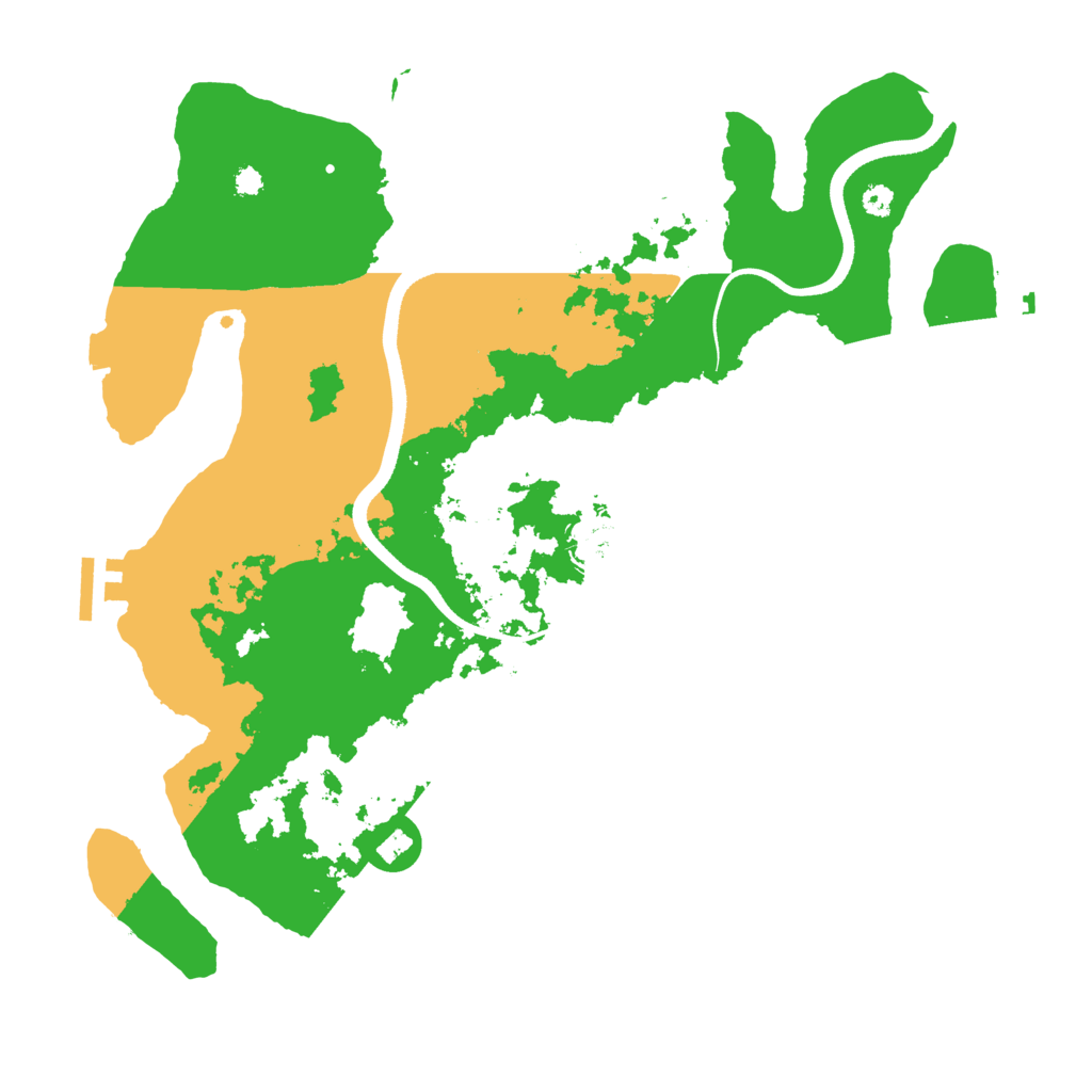 Biome Rust Map: Procedural Map, Size: 3500, Seed: 1660462922
