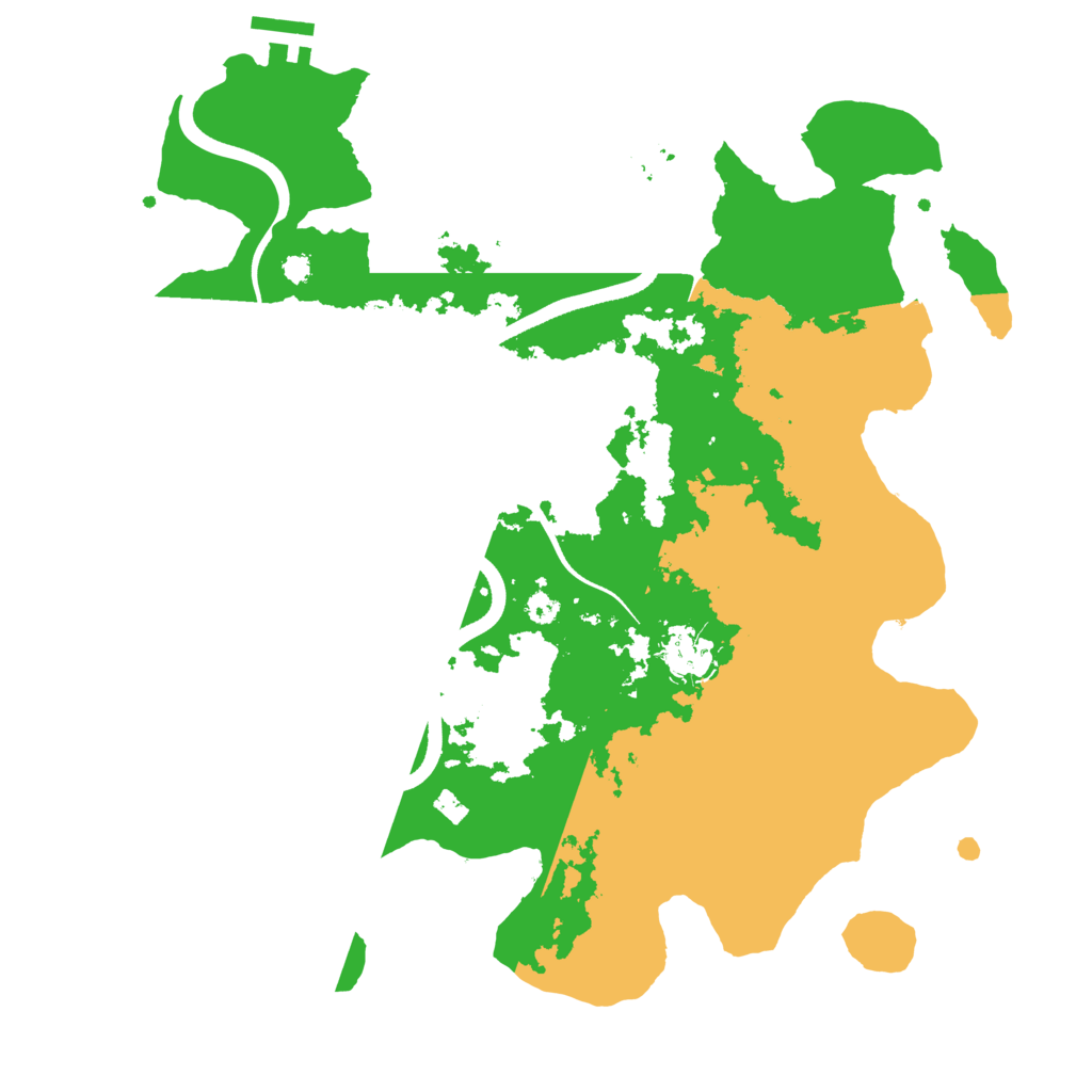 Biome Rust Map: Procedural Map, Size: 3500, Seed: 958476213