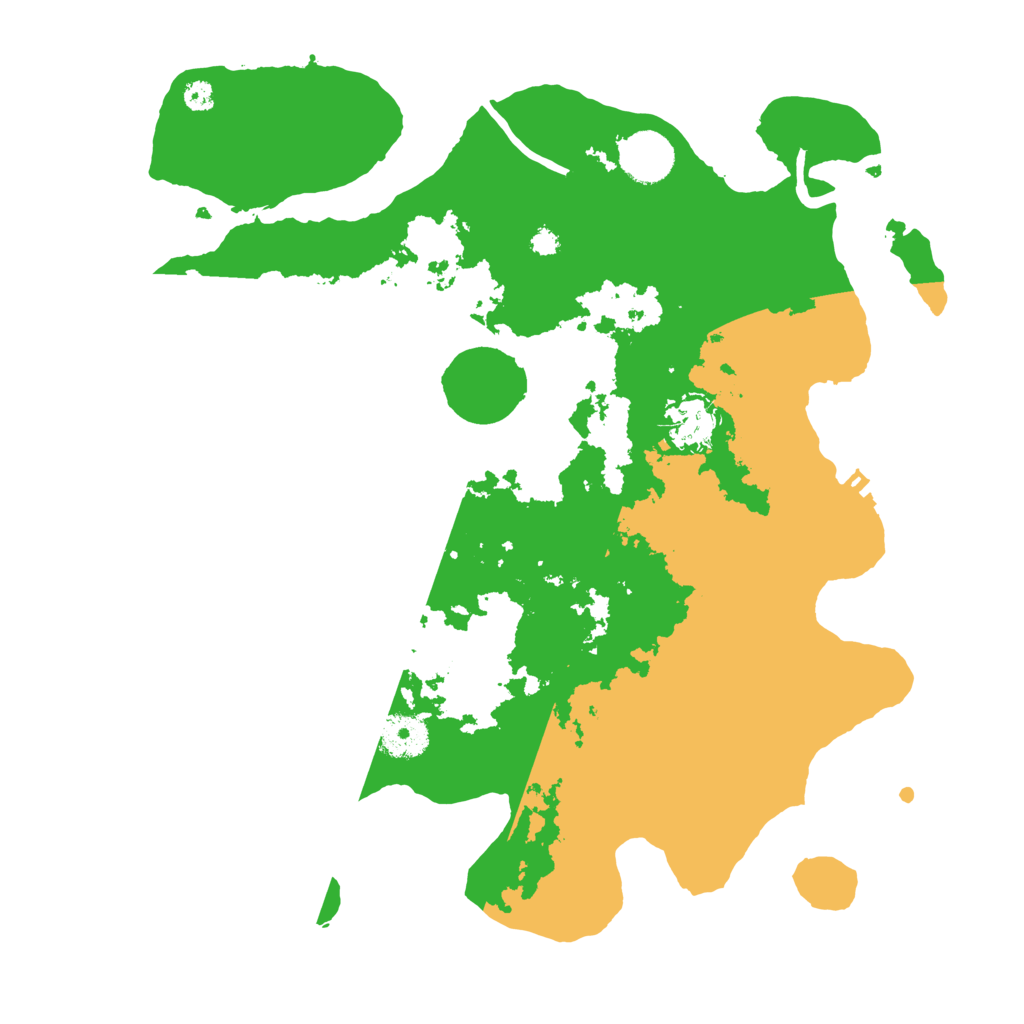 Biome Rust Map: Procedural Map, Size: 3500, Seed: 958476213