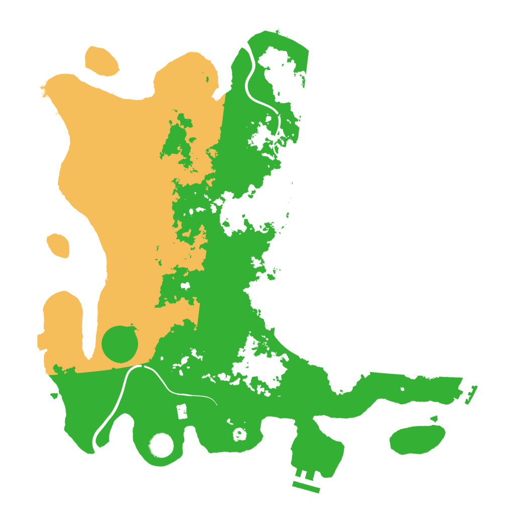 Biome Rust Map: Procedural Map, Size: 3750, Seed: 9581167