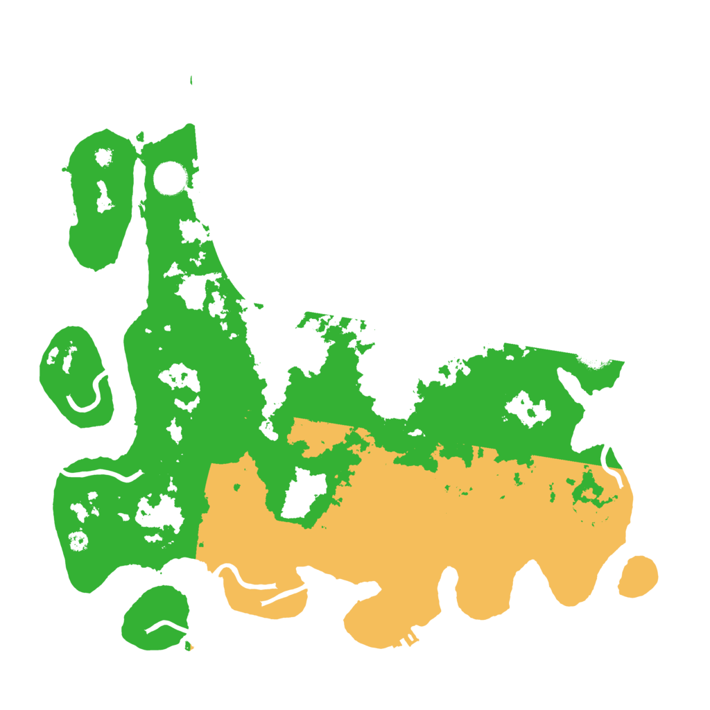 Biome Rust Map: Procedural Map, Size: 3700, Seed: 407915363