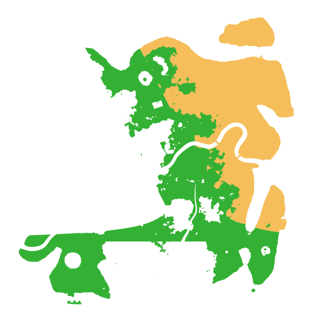 Biome Rust Map: Procedural Map, Size: 3500, Seed: 722824181