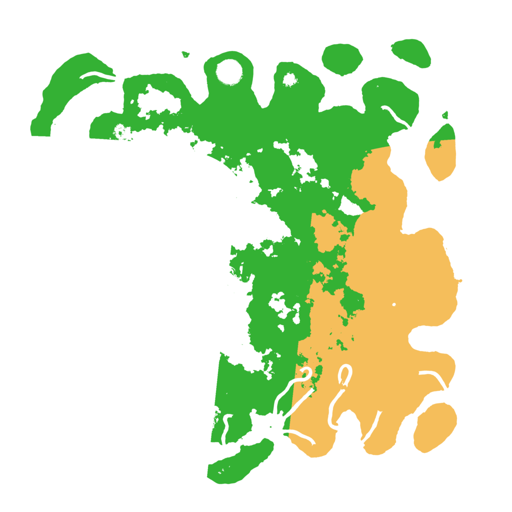 Biome Rust Map: Procedural Map, Size: 3500, Seed: 18882