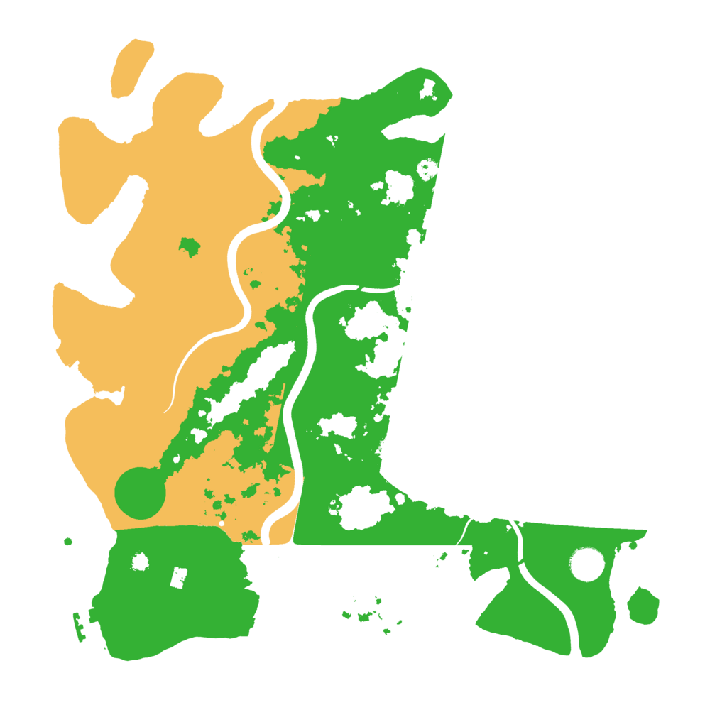 Biome Rust Map: Procedural Map, Size: 3750, Seed: 1325733066