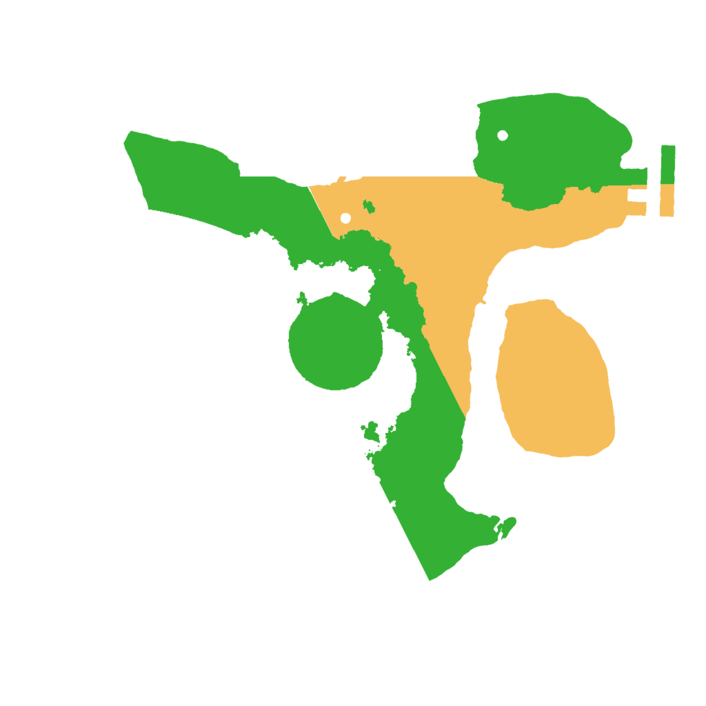 Biome Rust Map: Procedural Map, Size: 2000, Seed: 7172121