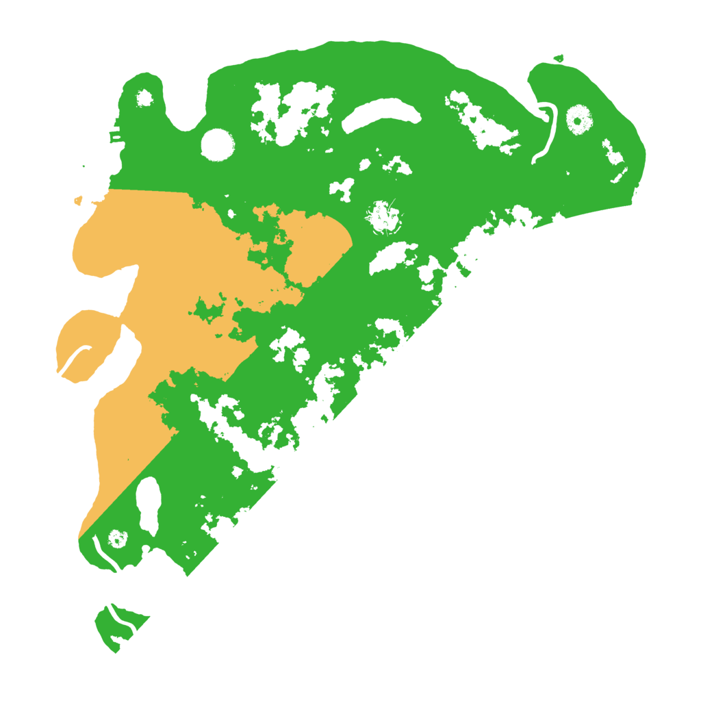 Biome Rust Map: Procedural Map, Size: 3800, Seed: 1981