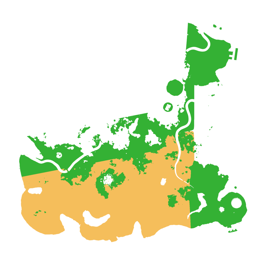 Biome Rust Map: Procedural Map, Size: 4400, Seed: 1159599415