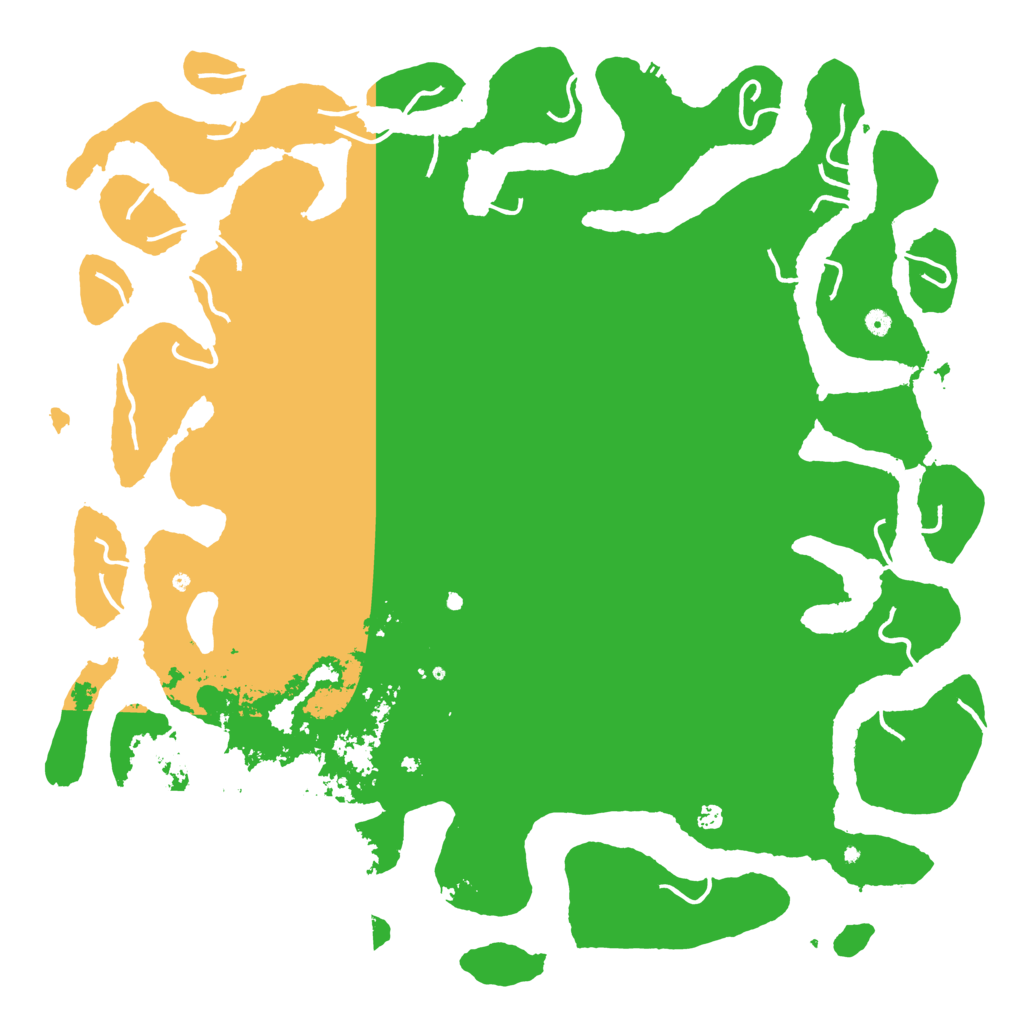 Biome Rust Map: Procedural Map, Size: 6000, Seed: 414665625