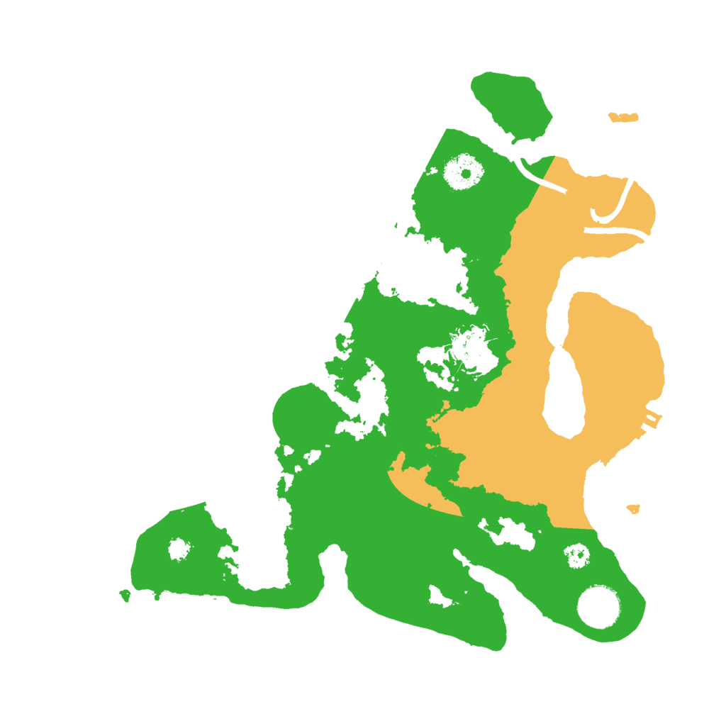 Biome Rust Map: Procedural Map, Size: 3000, Seed: 171540