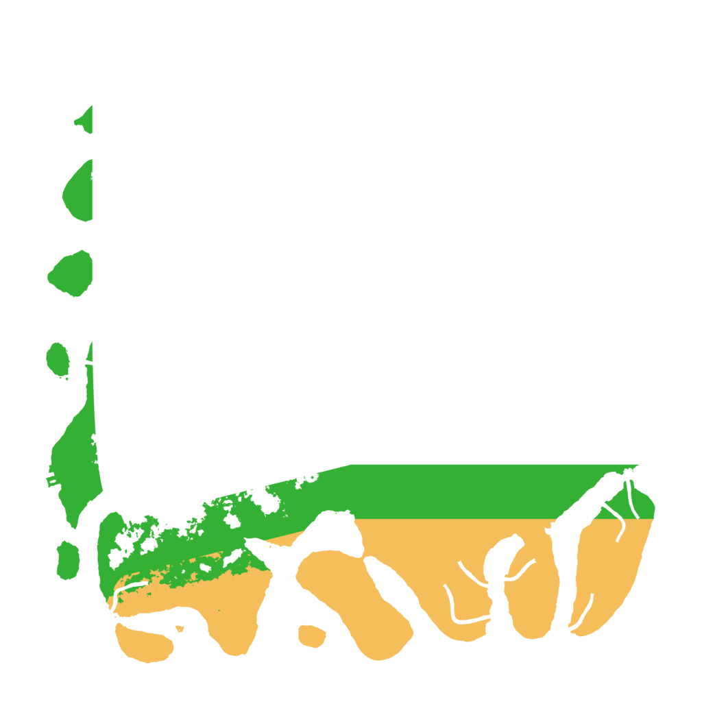 Biome Rust Map: Procedural Map, Size: 4444, Seed: 56456346