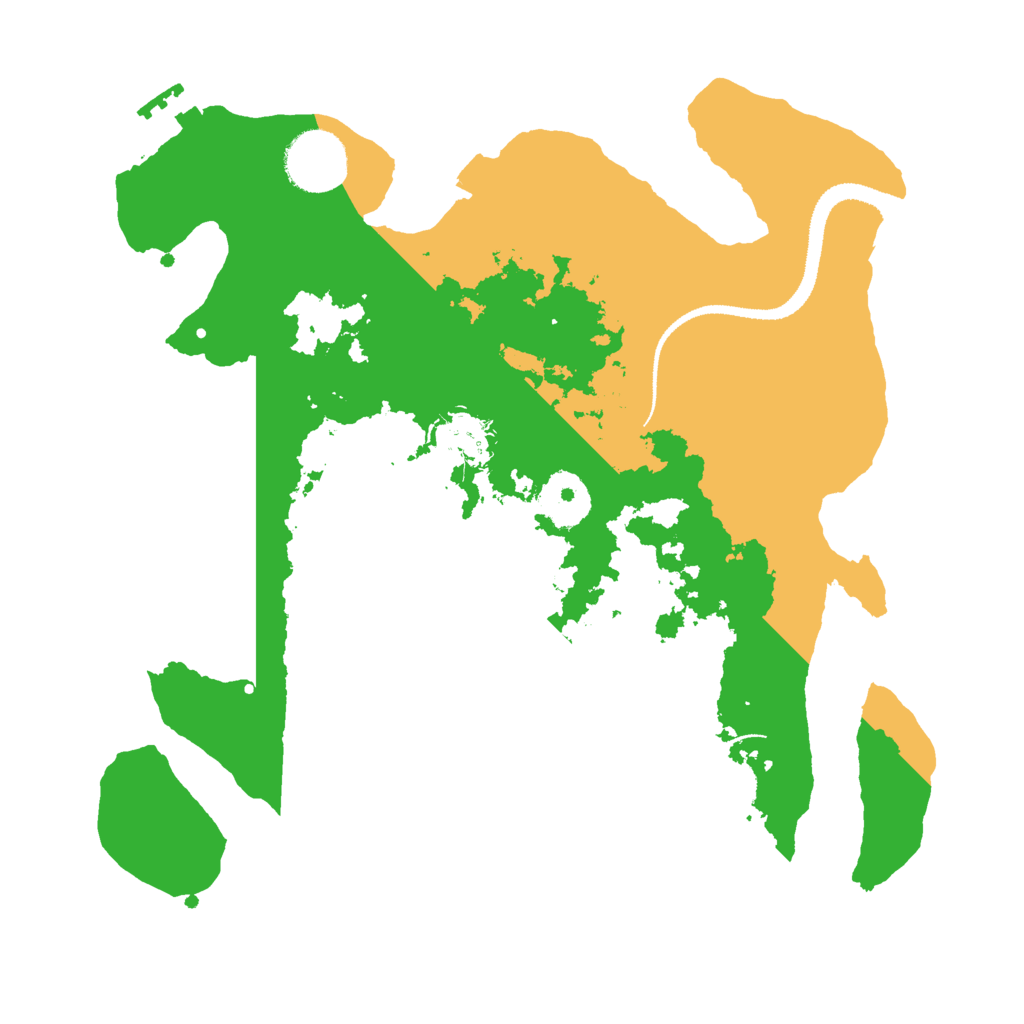 Biome Rust Map: Procedural Map, Size: 3000, Seed: 918990777