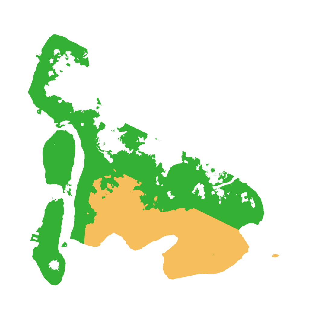 Biome Rust Map: Procedural Map, Size: 2700, Seed: 1001309834