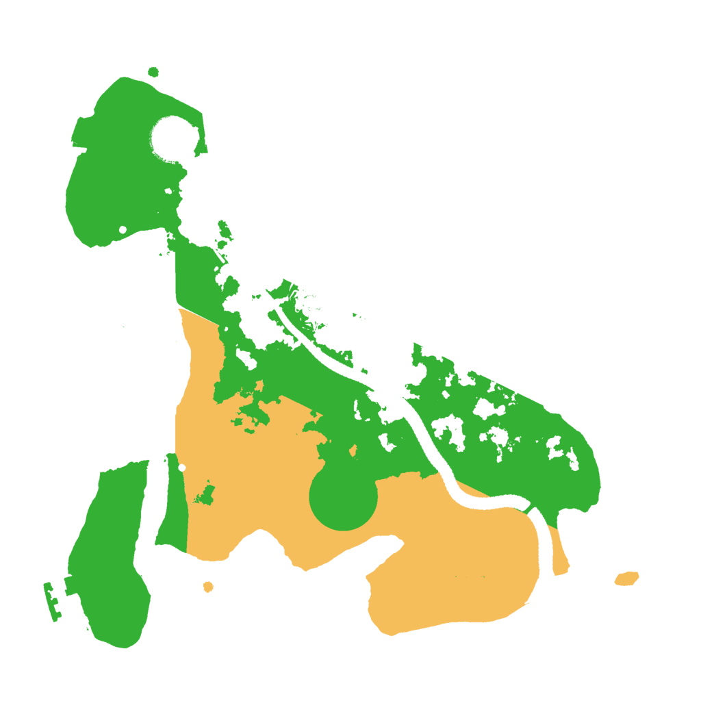 Biome Rust Map: Procedural Map, Size: 2700, Seed: 1001309834