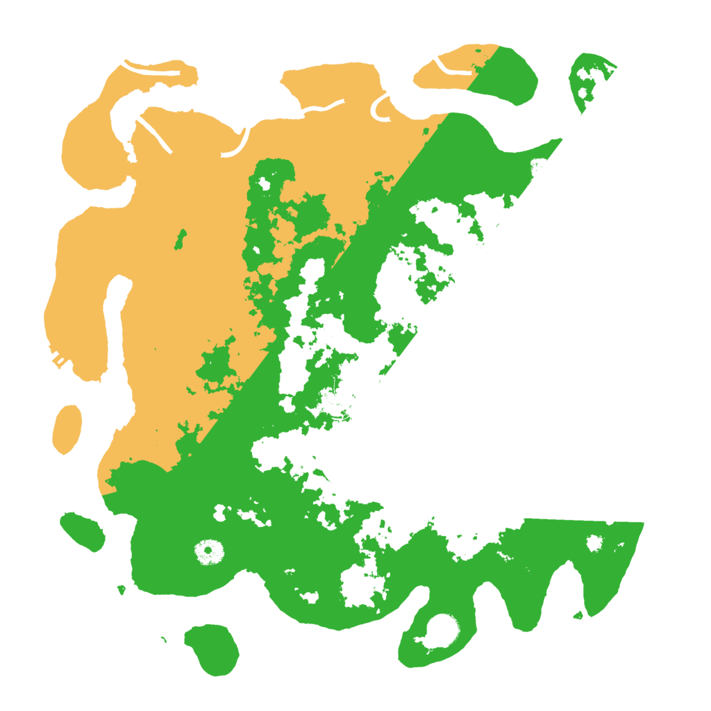 Biome Rust Map: Procedural Map, Size: 3900, Seed: 32605