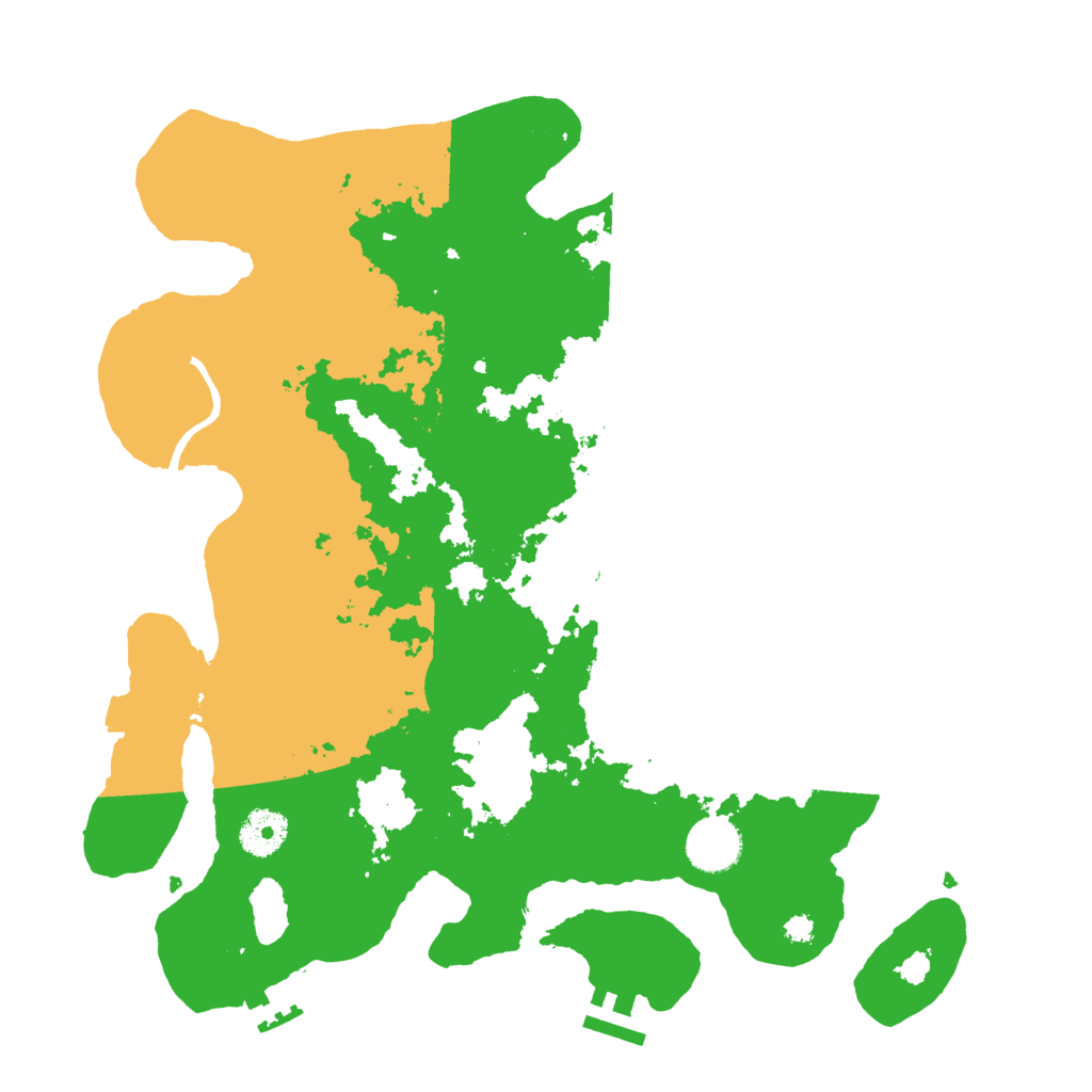 Biome Rust Map: Procedural Map, Size: 3500, Seed: 354135