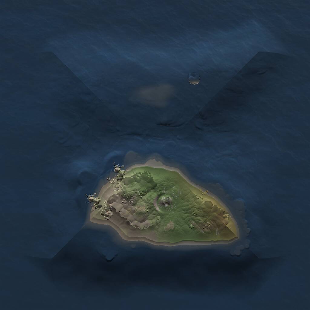 Rust Map: Procedural Map, Size: 1000, Seed: 1718877232, 1 Monuments