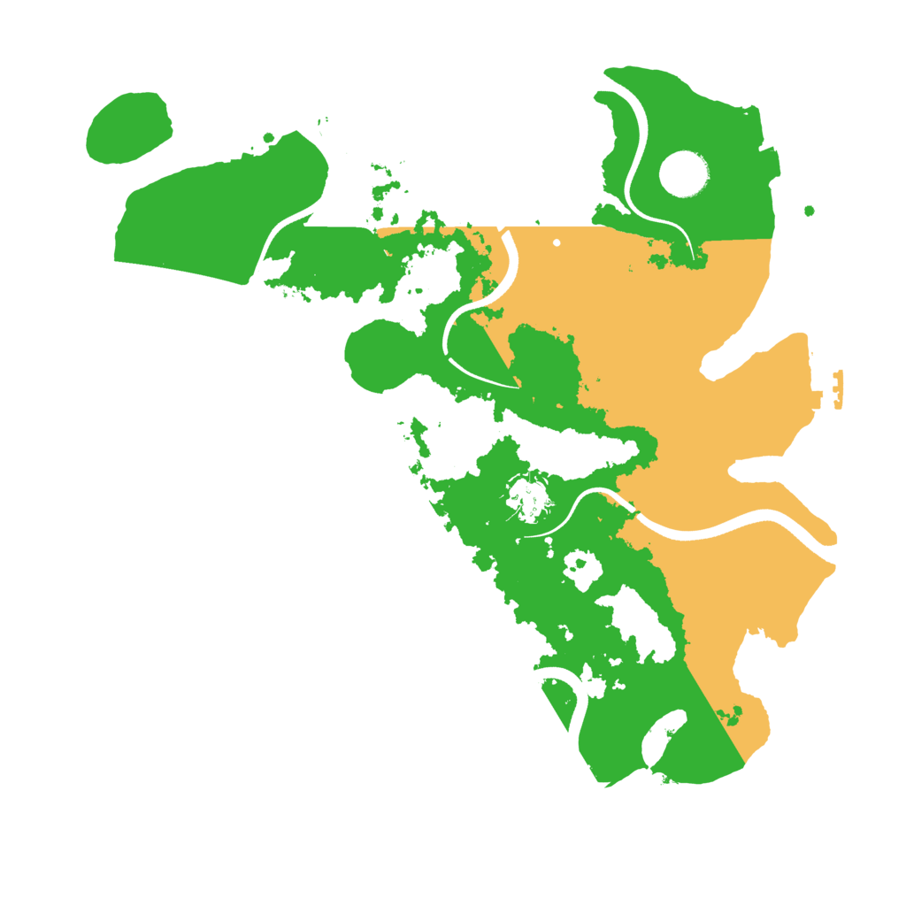 Biome Rust Map: Procedural Map, Size: 3500, Seed: 1943456732