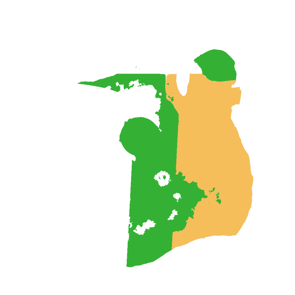 Biome Rust Map: Procedural Map, Size: 2000, Seed: 1829727885