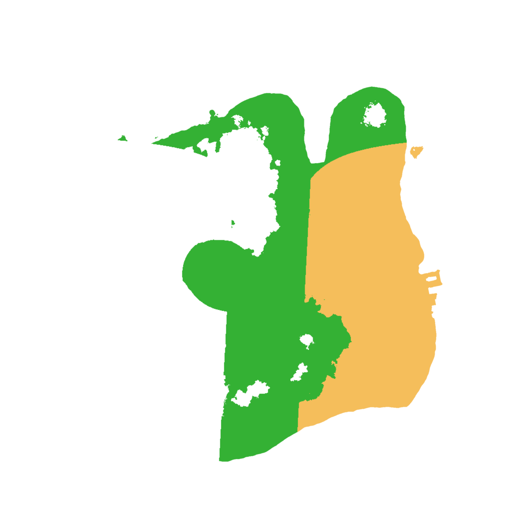 Biome Rust Map: Procedural Map, Size: 2000, Seed: 1829727885