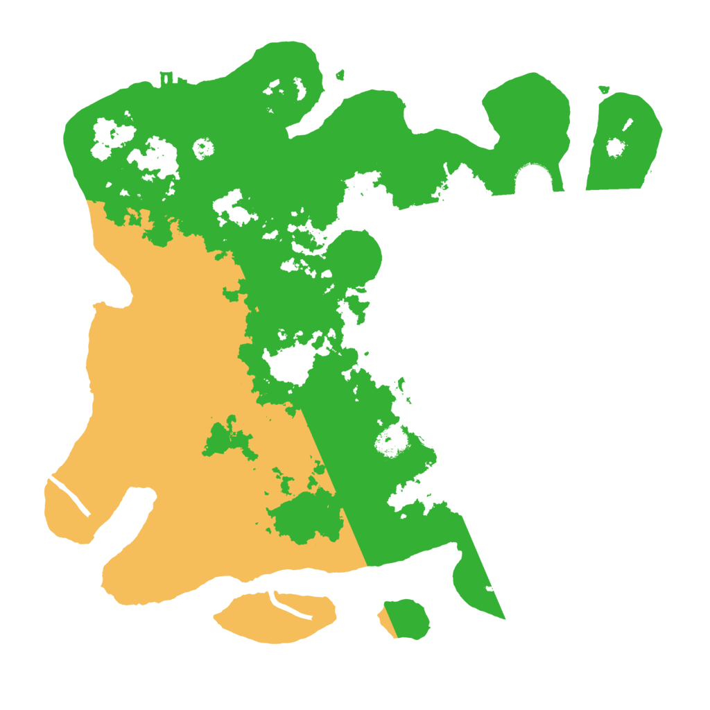 Biome Rust Map: Procedural Map, Size: 3500, Seed: 6489231