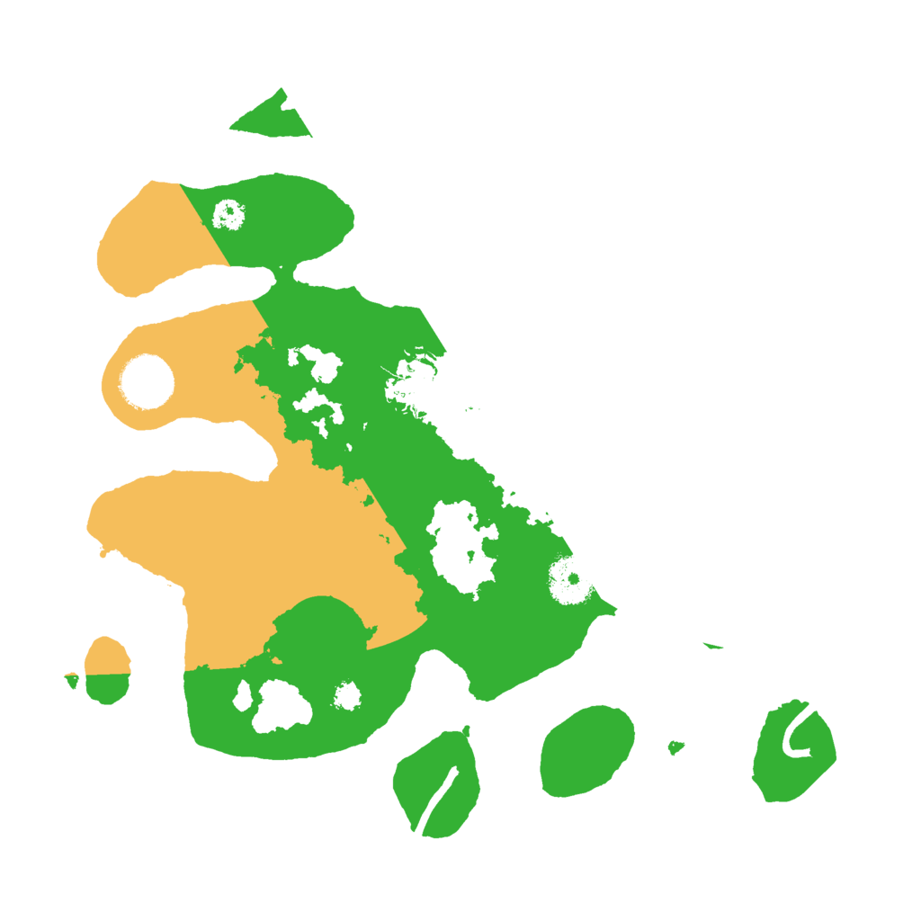 Biome Rust Map: Procedural Map, Size: 3000, Seed: 969889