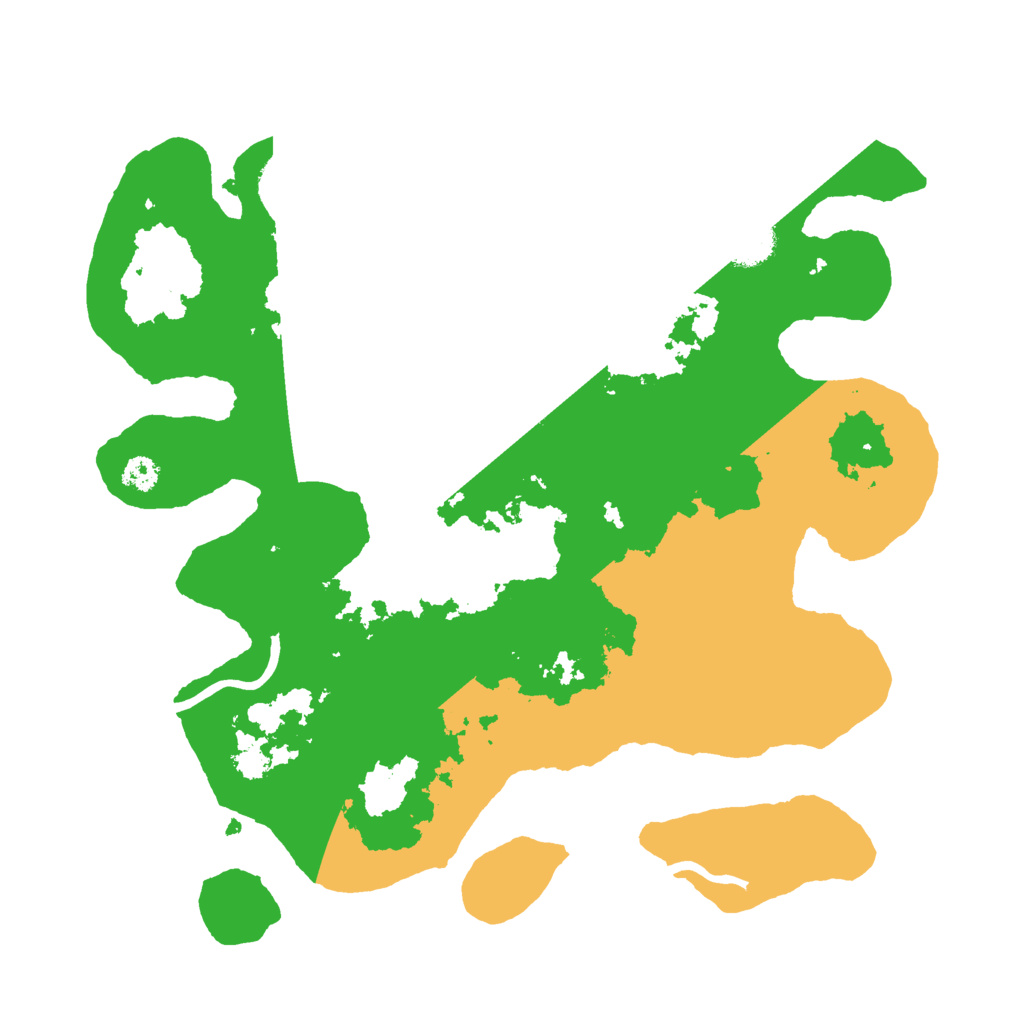 Biome Rust Map: Procedural Map, Size: 3000, Seed: 130505