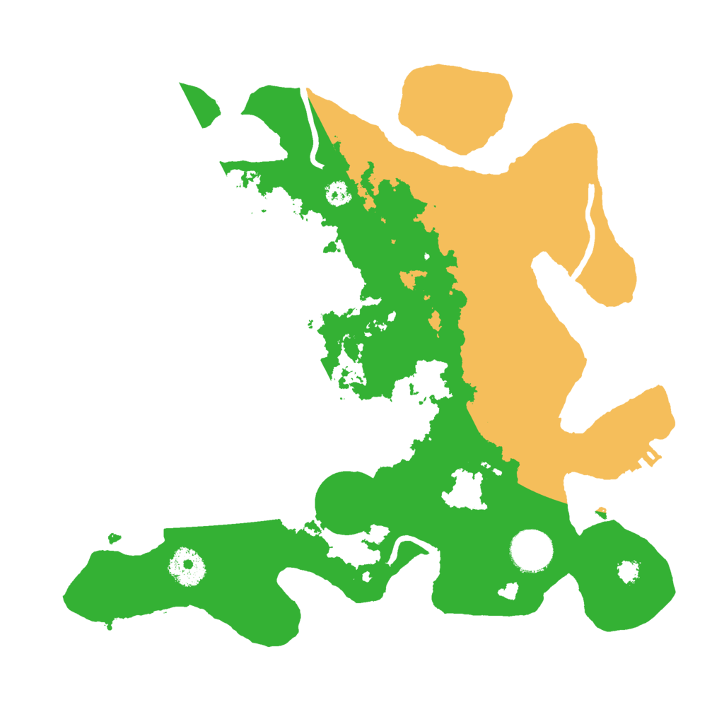 Biome Rust Map: Procedural Map, Size: 3000, Seed: 868037634