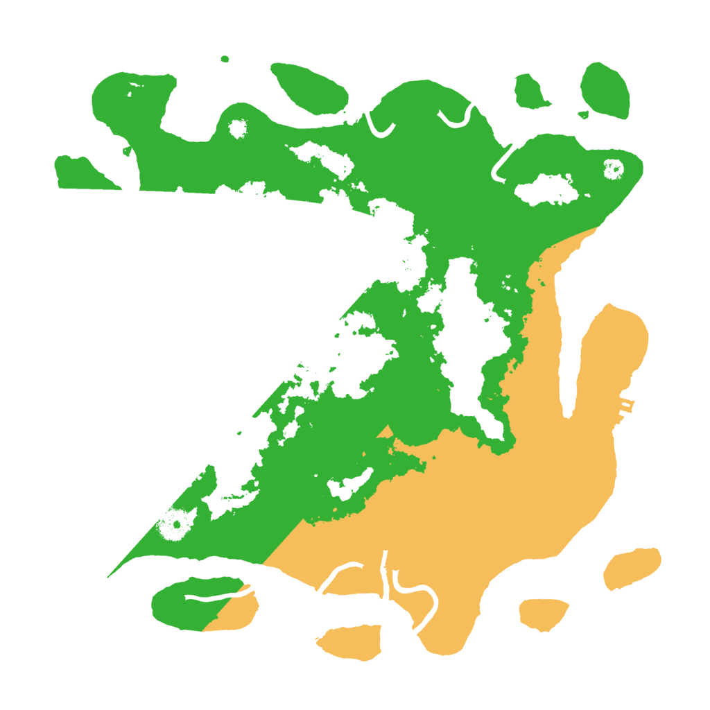 Biome Rust Map: Procedural Map, Size: 3500, Seed: 336228144