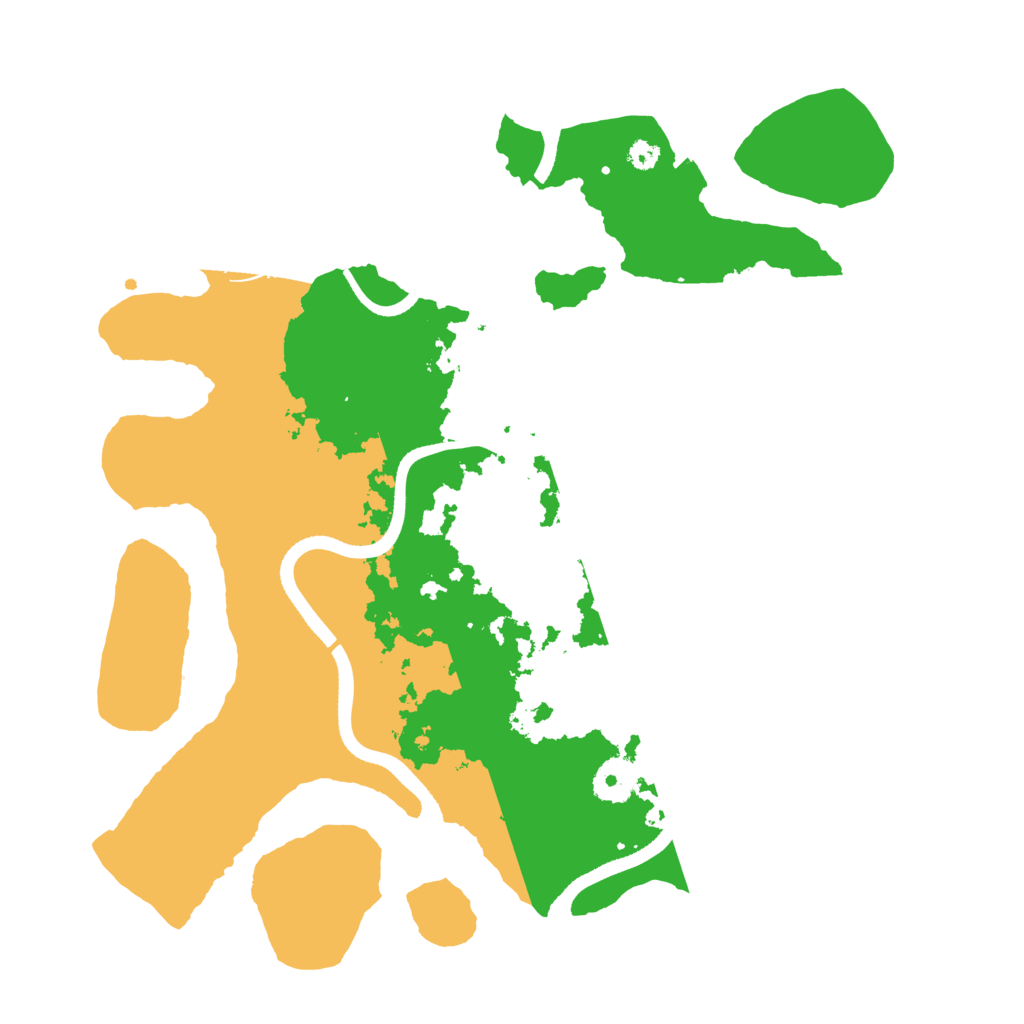 Biome Rust Map: Procedural Map, Size: 3500, Seed: 2126016142