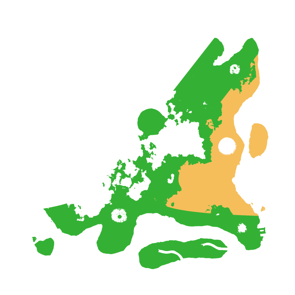 Biome Rust Map: Procedural Map, Size: 3000, Seed: 203759