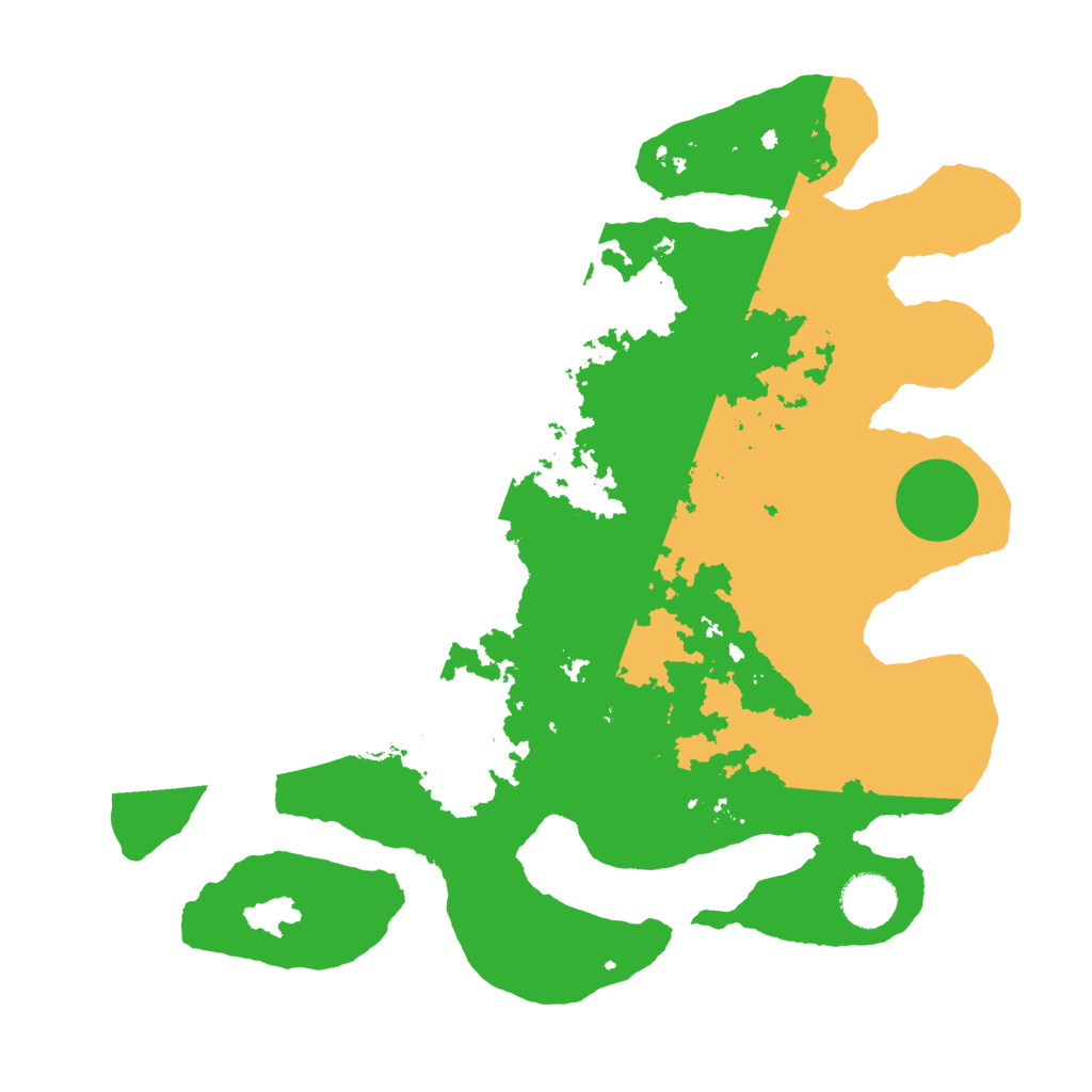 Biome Rust Map: Barren, Size: 3500, Seed: 56319742