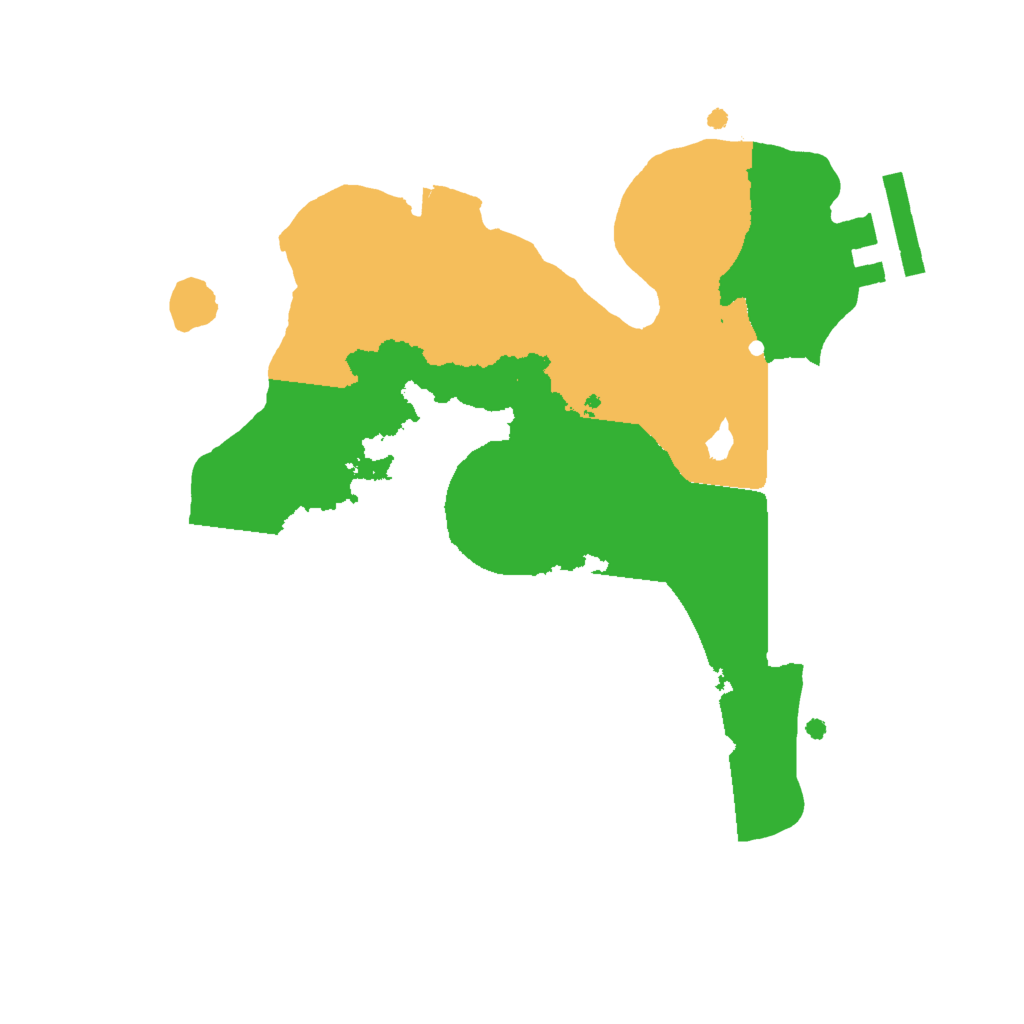 Biome Rust Map: Procedural Map, Size: 2000, Seed: 2088967118