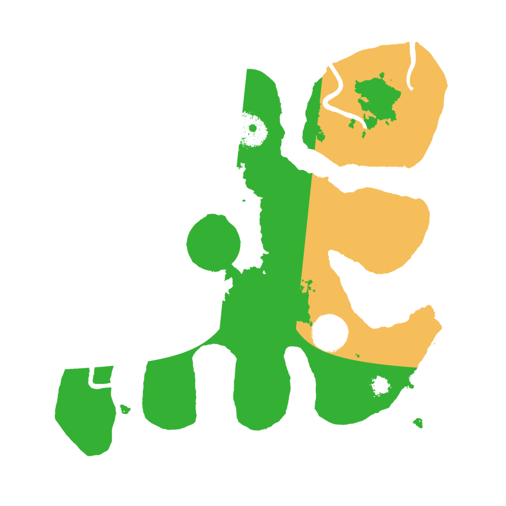 Biome Rust Map: Procedural Map, Size: 2500, Seed: 745194294