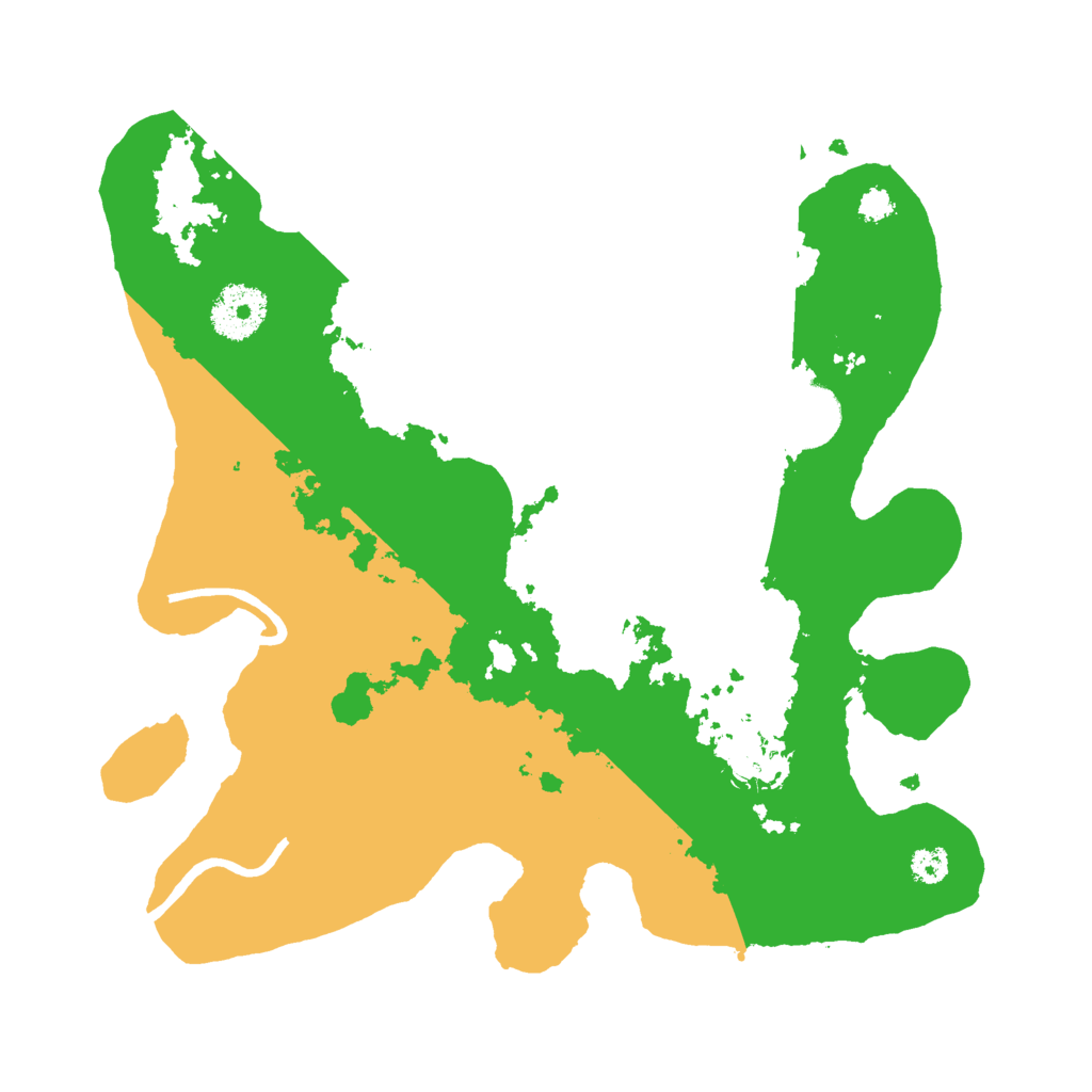 Biome Rust Map: Procedural Map, Size: 3000, Seed: 305232