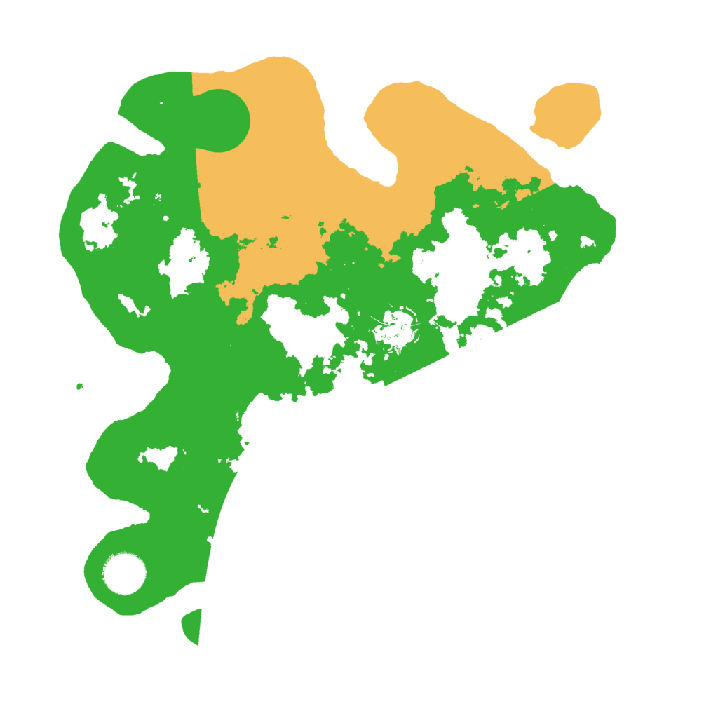 Biome Rust Map: Barren, Size: 3000, Seed: 300374