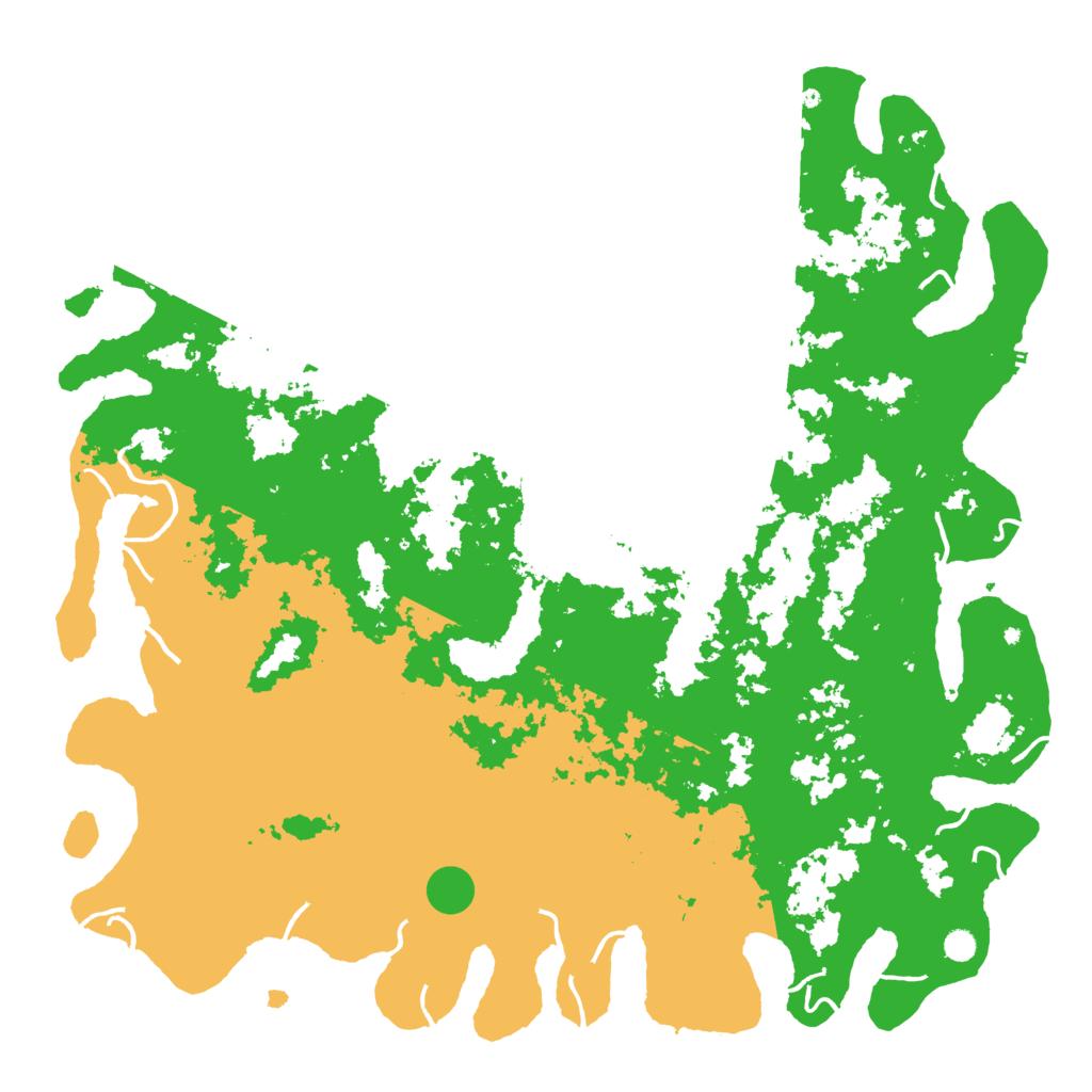 Biome Rust Map: Procedural Map, Size: 6000, Seed: 2623977