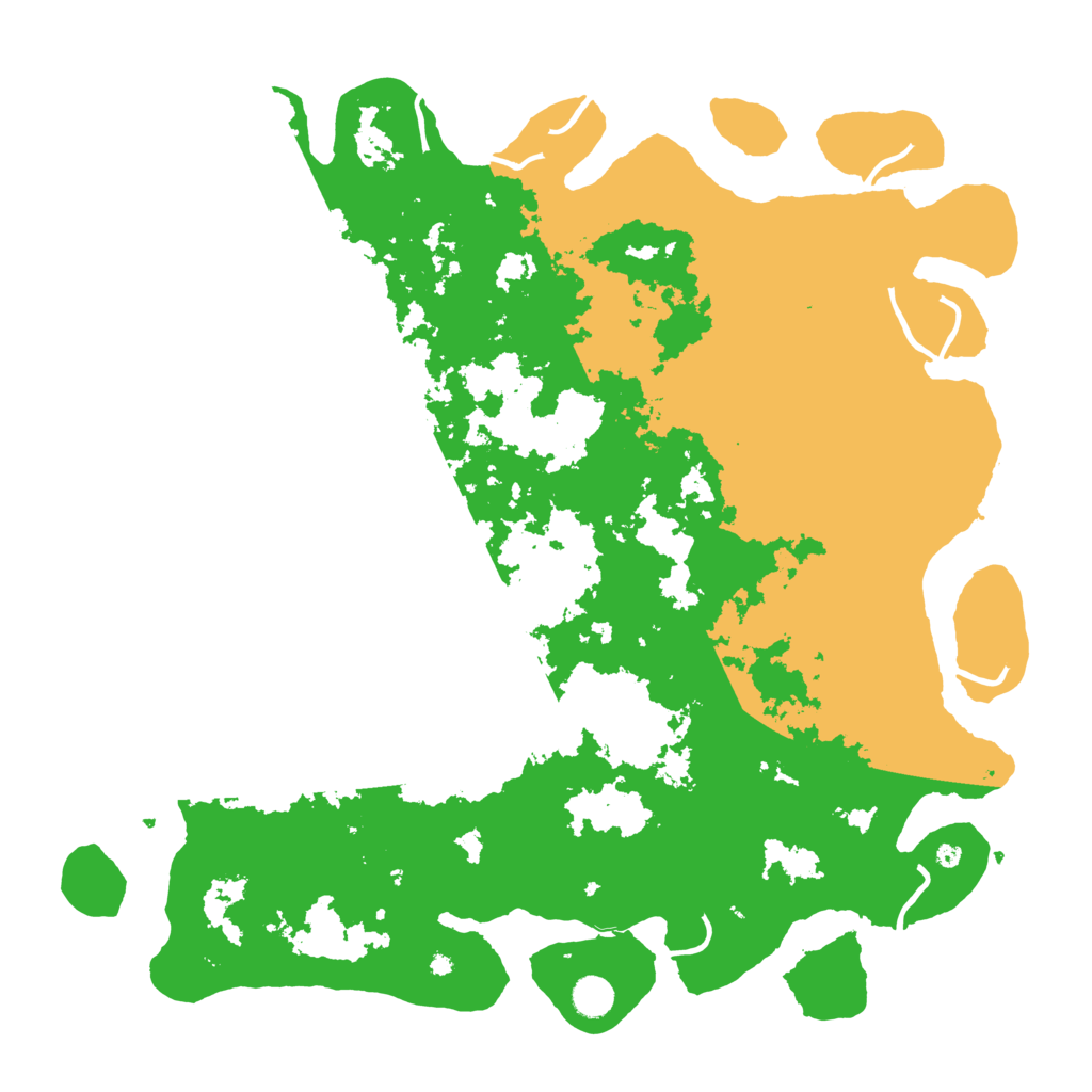 Biome Rust Map: Procedural Map, Size: 4600, Seed: 25456258