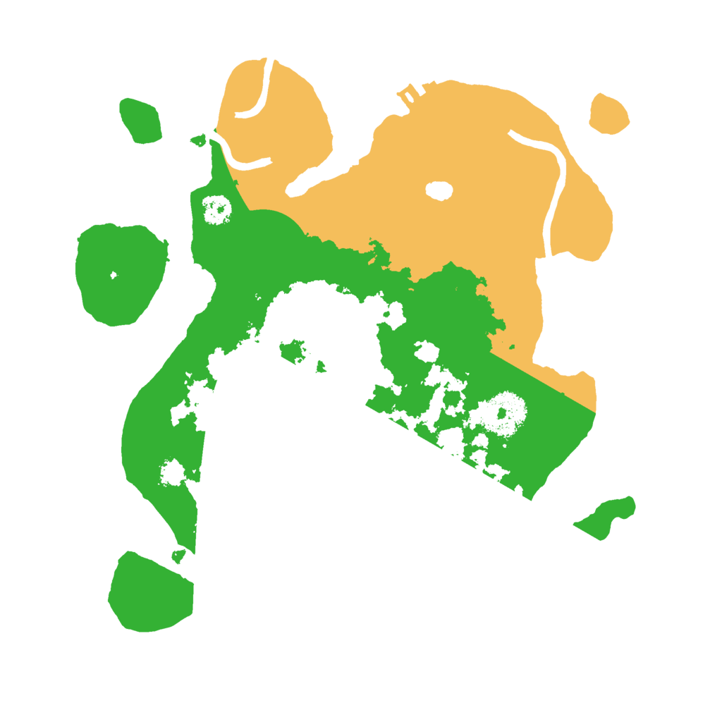 Biome Rust Map: Procedural Map, Size: 2500, Seed: 1474211364