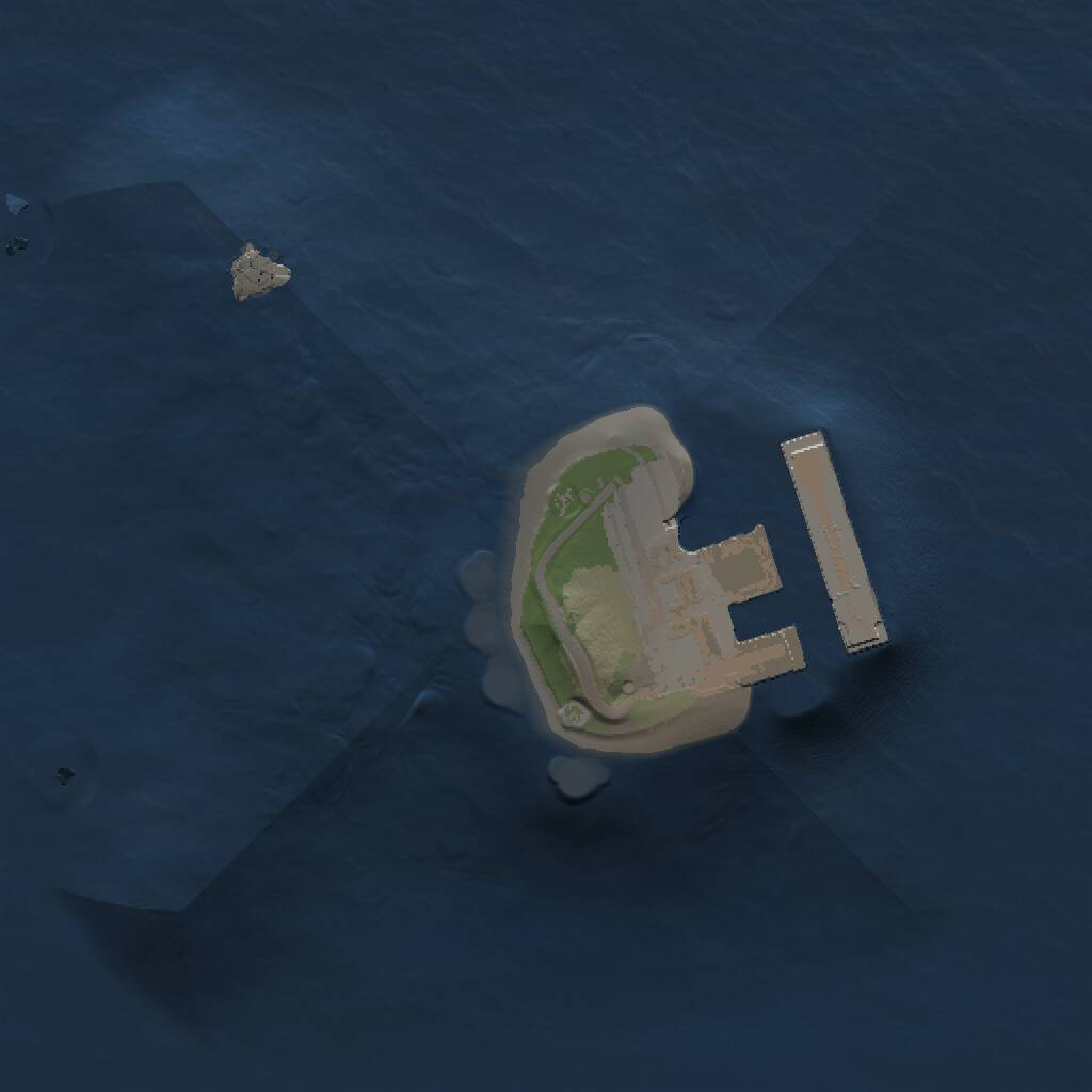 Rust Map: Procedural Map, Size: 1000, Seed: 23724, 2 Monuments