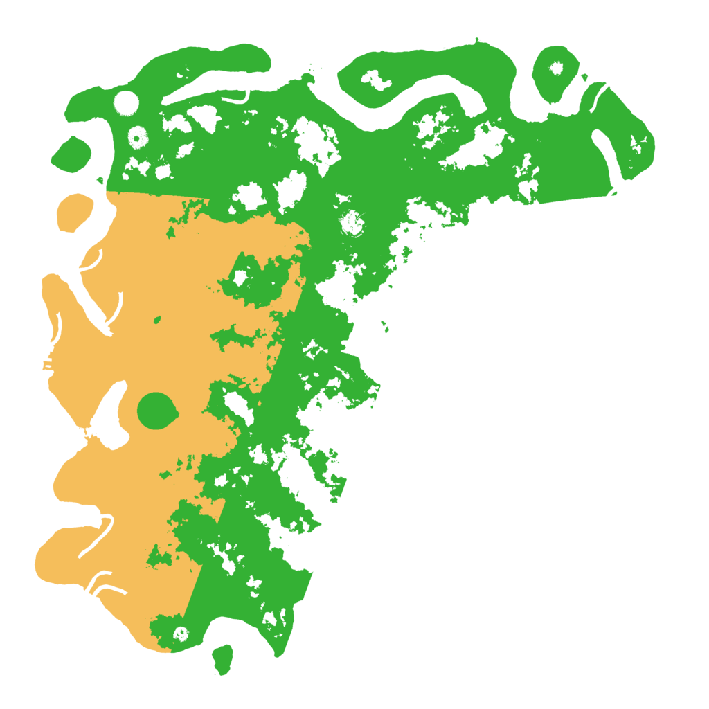 Biome Rust Map: Procedural Map, Size: 5000, Seed: 714