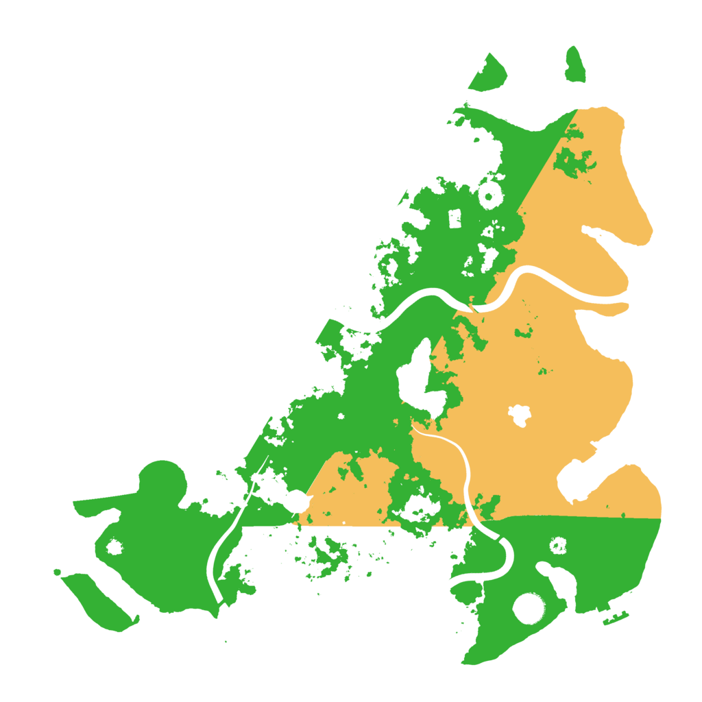 Biome Rust Map: Procedural Map, Size: 4000, Seed: 139476