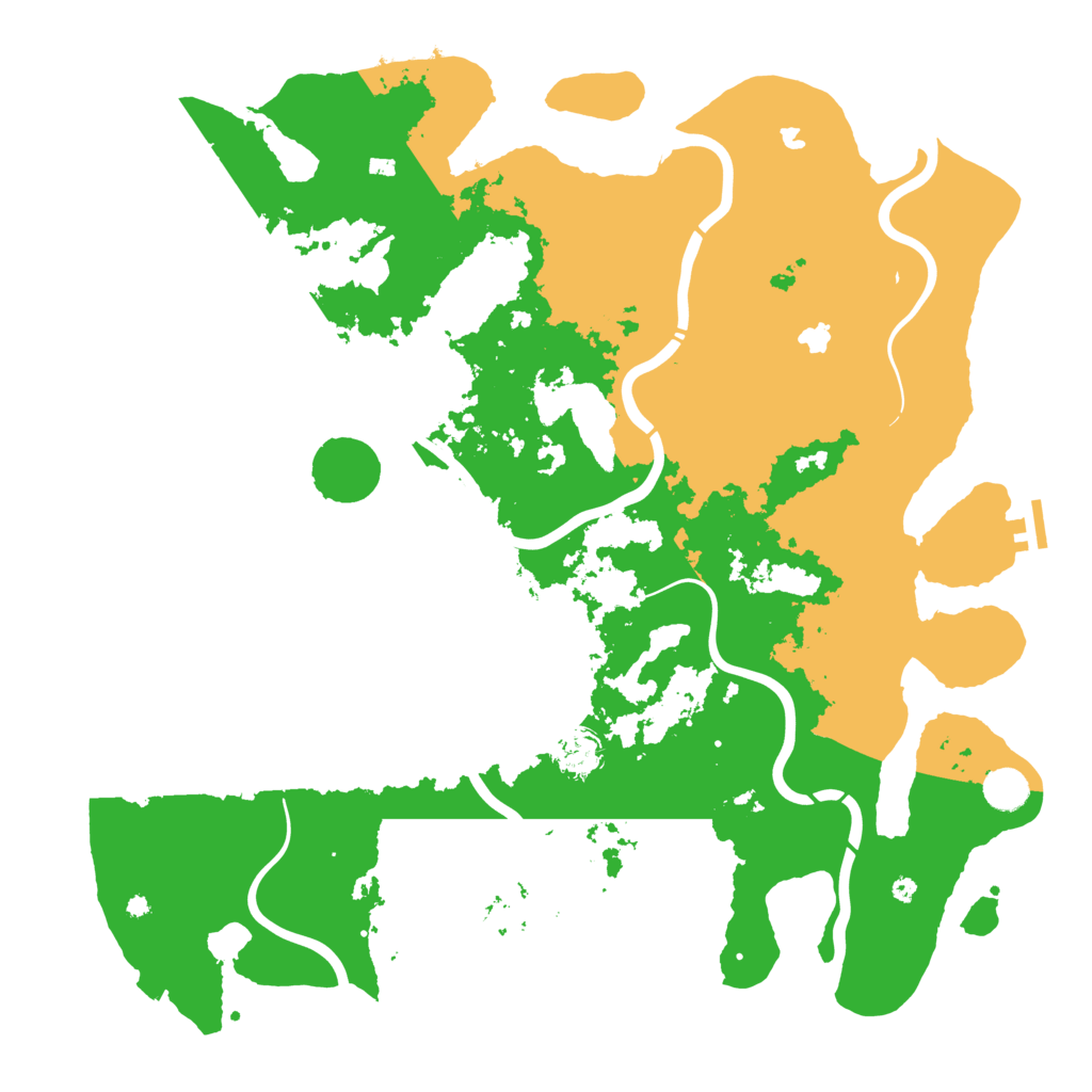 Biome Rust Map: Procedural Map, Size: 4500, Seed: 275655894