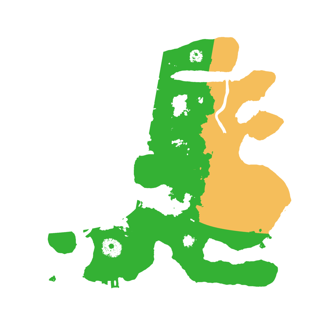 Biome Rust Map: Procedural Map, Size: 2500, Seed: 516939