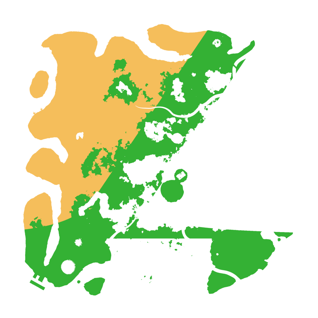 Biome Rust Map: Procedural Map, Size: 4000, Seed: 41245