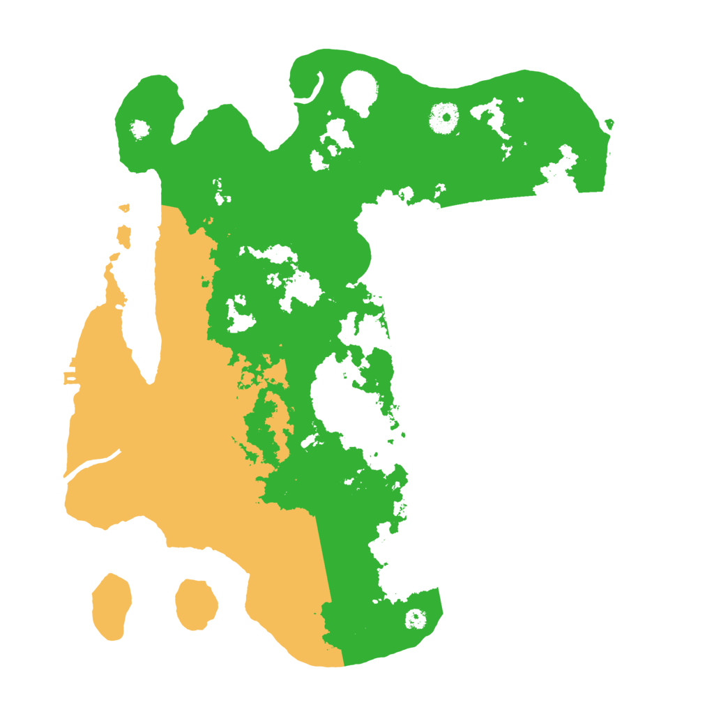 Biome Rust Map: Procedural Map, Size: 3500, Seed: 582039