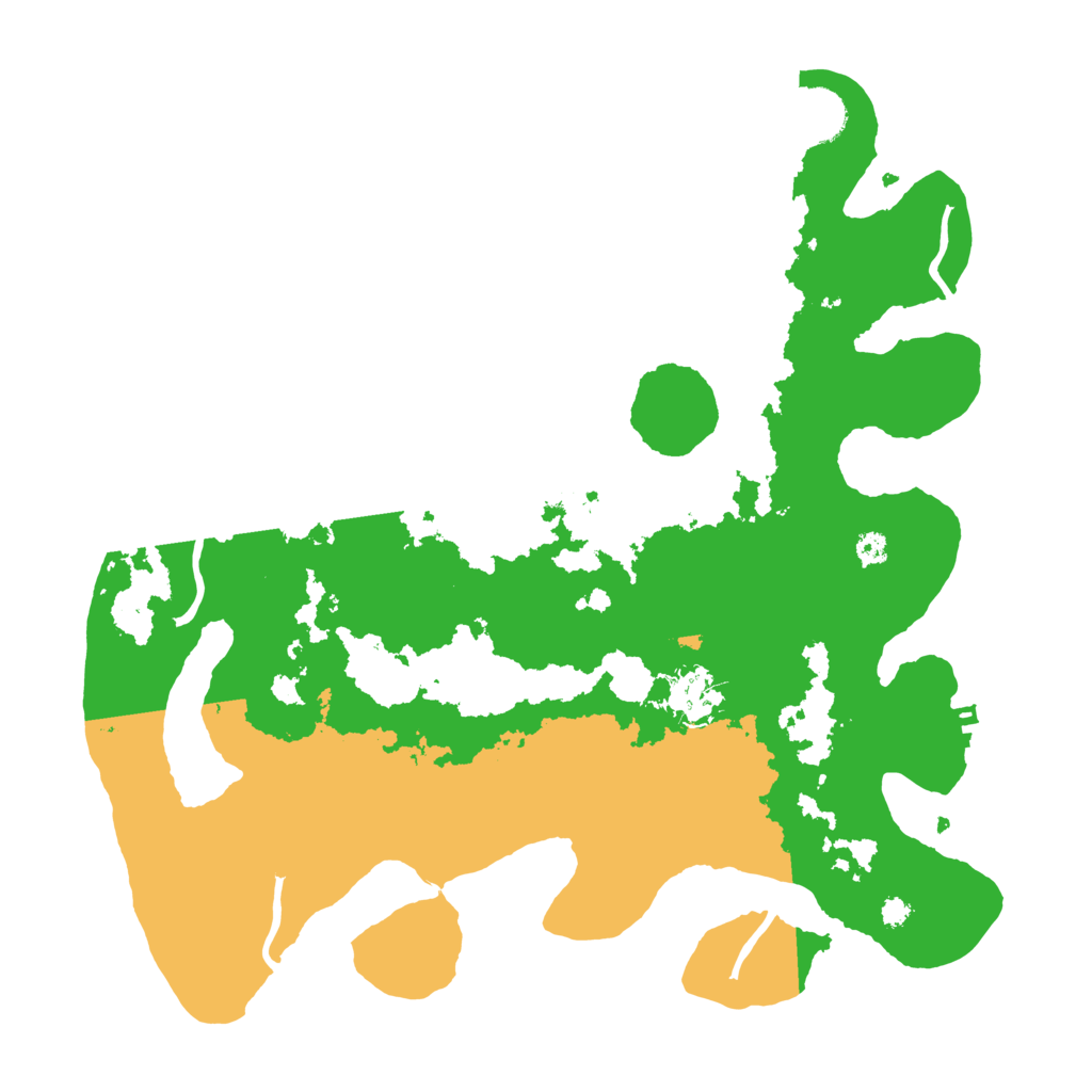 Biome Rust Map: Procedural Map, Size: 3500, Seed: 48473738