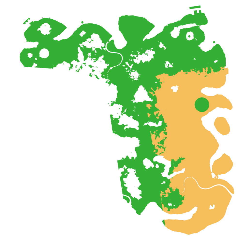 Biome Rust Map: Procedural Map, Size: 4500, Seed: 134
