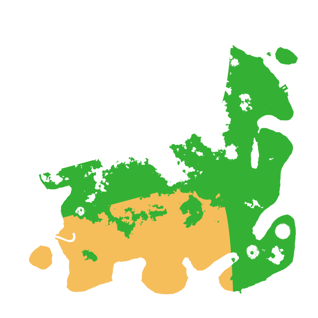Biome Rust Map: Procedural Map, Size: 3700, Seed: 979371760